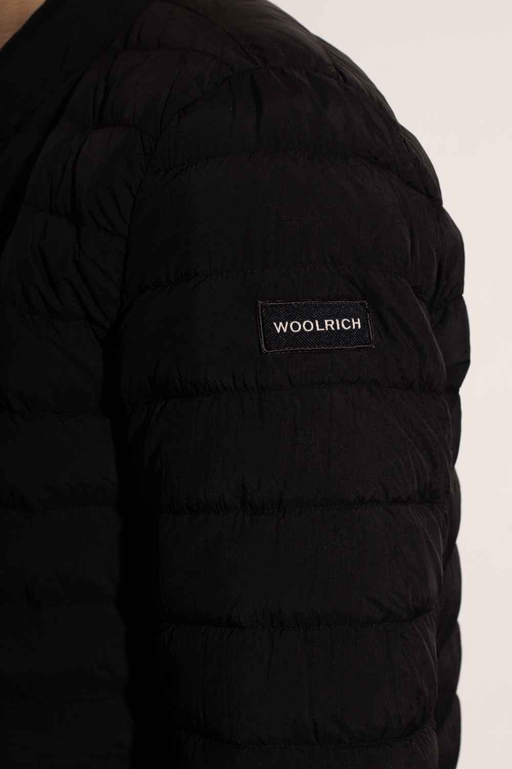 Quilted down jacket with logo Woolrich Quilted down jacket with logo Woolrich